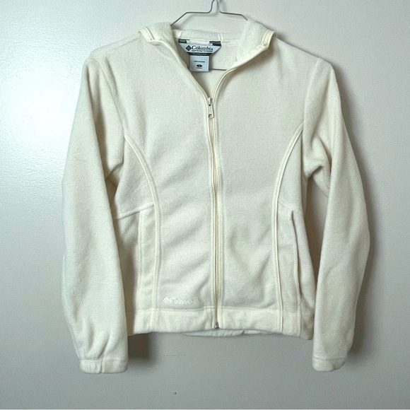 Columbia Hooded Fleece Zip-Up Jacket | Size Small - Picture 1 of 10